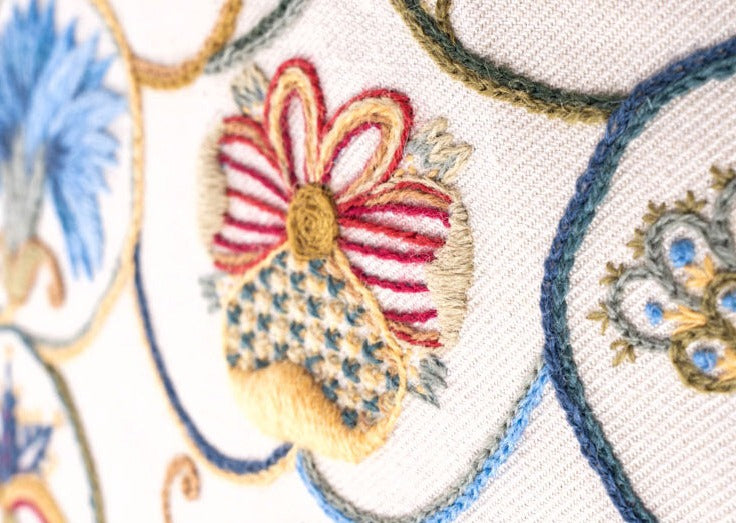 The Crewel Work Company ~ Elizabethan Scrolls Crewel Embroidery Kit