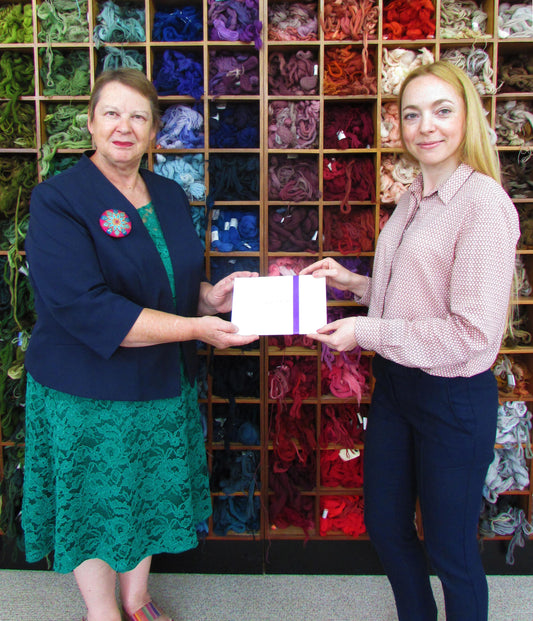 ZInaida Kazban of the Royal School of Needlework Future Tutors Programme