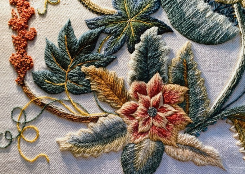 Jacobean Crewel Kits – Berlin Embroidery Designs