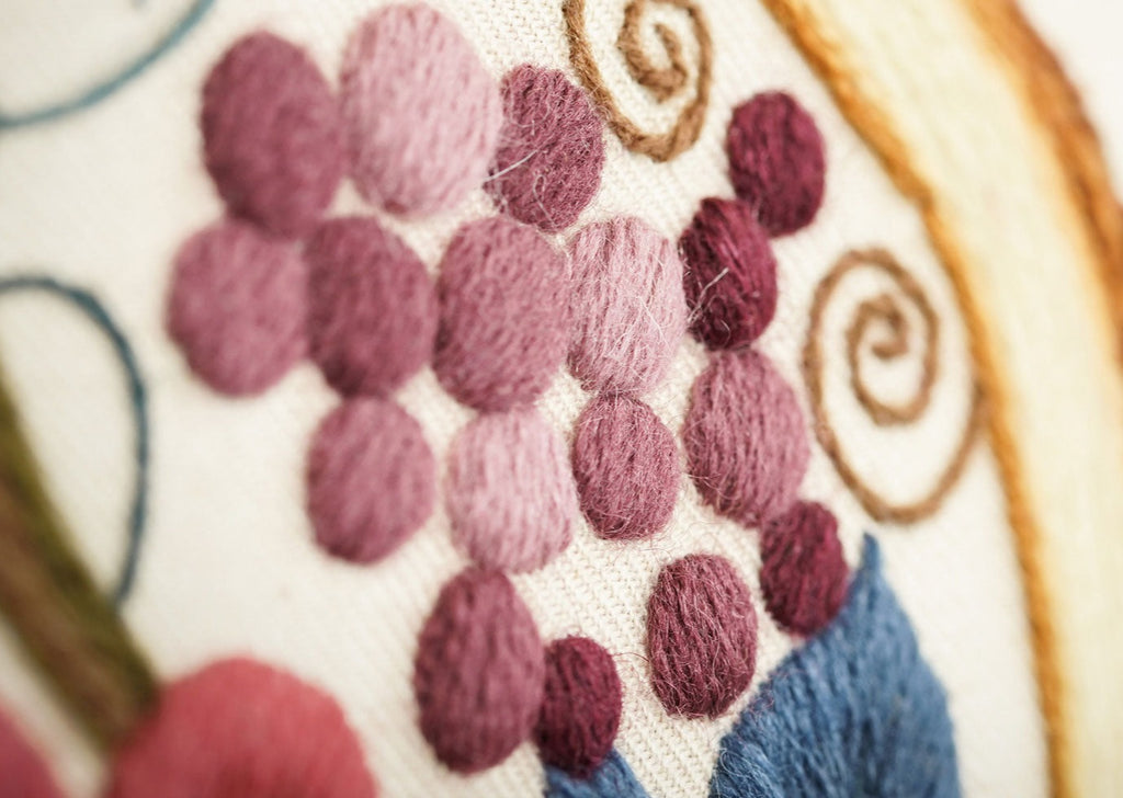 Office  Jiffy Stitchery Crewel Embroidery Kits Rainbow Flowers In